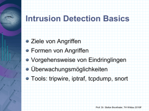 Folien zu Intrusion Detection Systeme