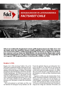 factsheet chile - Forschungs- und Dokumentationszentrum Chile