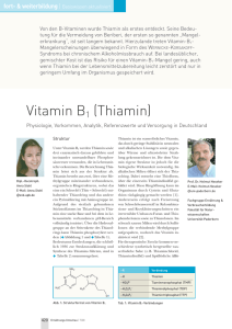 Vitamin B1 (Thiamin)