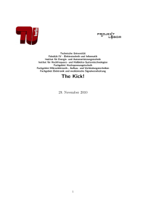 The Kick! - Projektlabor