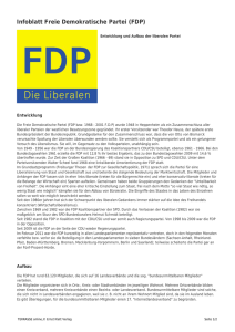 Infoblatt Freie Demokratische Partei (FDP)