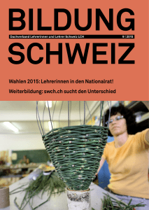 Wahlen2015:LehrerinnenindenNationalrat! Weiterbildung:swch
