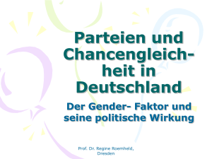 Chancengleichheit in deutschen