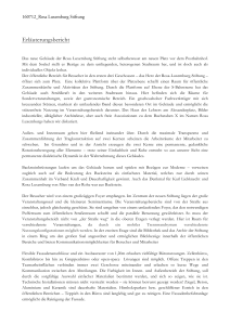 Erläuterungsbericht - Rosa-Luxemburg