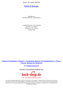 BASICS Biologie - ReadingSample - Beck-Shop
