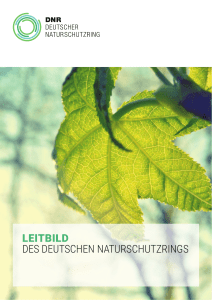 LeITBILD DES DEUTSCHEN - Deutscher Naturschutzring