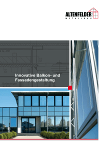 Innovative Balkon- und Fassadengestaltung