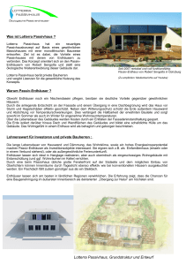 Lotterra Passivhaus, Grundstruktur und Entwurf
