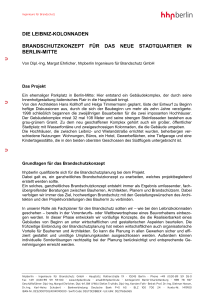 Brandschutzkonzept Leibniz-Kolonnaden