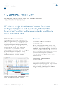 PTC Windchill® ProjectLink™
