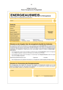 64 Anlage 6 (zu § 16) Muster Energieausweis