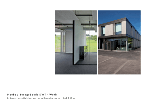 Neubau Bürogebäude KWT · Worb