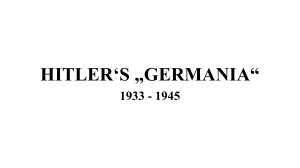 hitler*s *germania