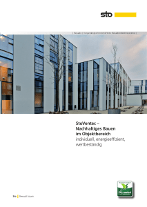 StoVentec – Nachhaltiges Bauen im