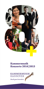 Kammermusik Konzerte 2014|2015