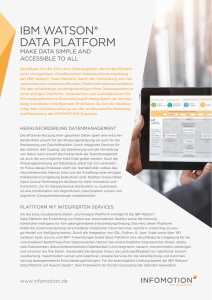 ibm watson® data platform