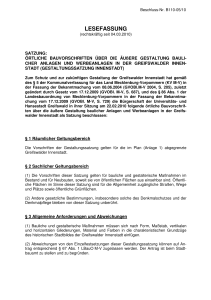 Satzung - Universitäts- und Hansestadt Greifswald
