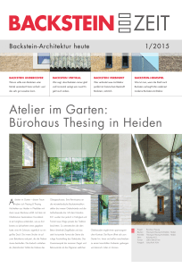 Atelier im Garten: Bürohaus Thesing in Heiden - Backstein