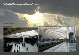“without light there is no architecture” luis kahn