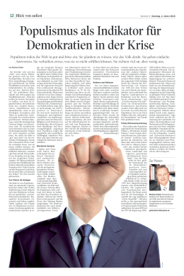 was heisst populismus