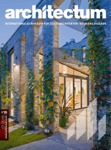 internationales magazin für ziegelarchitektur dach und fassade