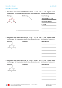 Dreiecke | Fördern zu Seite 54 Dreiecke konstruieren 1 Konstruiere