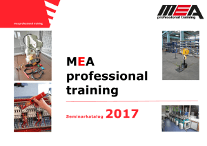 MEA professional training
