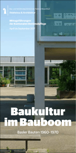 Baukultur im Bauboom - Universitätsbibliothek Basel