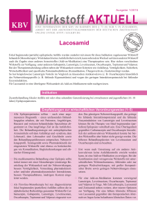 Wirkstoff AKTUELL Lacosamid - Arzneimittelkommission der