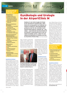 Gynäkologie und Urologie in der AirportClinic M