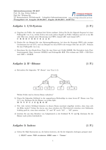 B+-Bäume - Lehrgebiet Informationssysteme