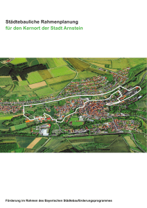 Städtebauliche Rahmenplanung für den Kernort der Stadt Arnstein