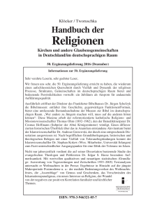 Religionen - Orientalistik Erlangen