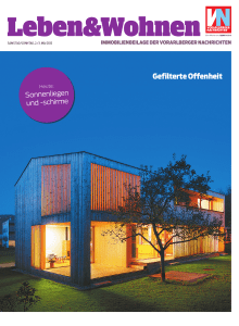 gefilterte offenheit - Vorarlberger Architektur Institut