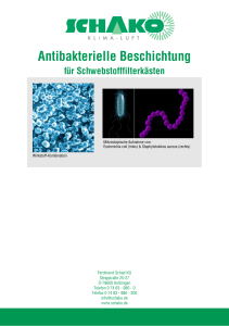 Antibakterielle Beschichtung