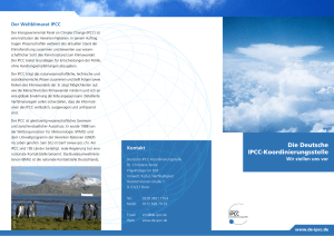 Die Deutsche IPCC-Koordinierungsstelle