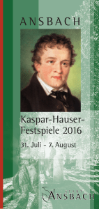 ansbach - Kaspar Hauser