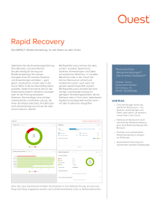 Rapid Recovery - Quest Software