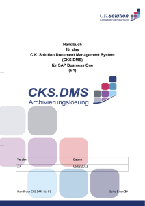 CKS.DMS - CK Solution