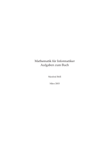 Mathematik für Informatiker