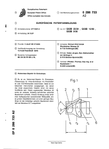 Weitwinkel-Objektiv für Endoskope - European Patent Office