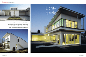 Licht- spiele - Philipp Architekten