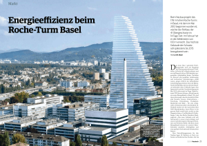 Energieeffizienz beim Roche-Turm Basel