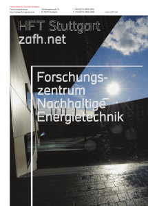 HFT Stuttgart zafh.net Forschungs