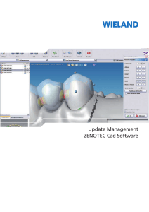 Update Management ZENOTEC Cad Software
