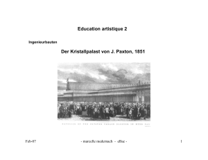 Education artistique 2 Der Kristallpalast von J. Paxton, 1851