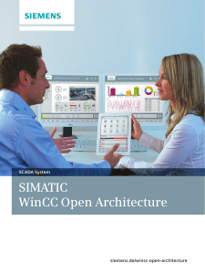 SIMATIC WinCC Open Architecture - Industrial Automation