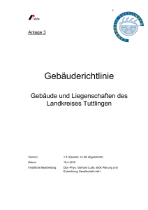 Gebäuderichtlinie - Landkreis Tuttlingen