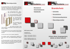 Brandschutz - WSG Systems GmbH