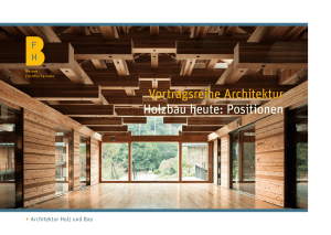 Vortragsreihe Architektur Holzbau heute